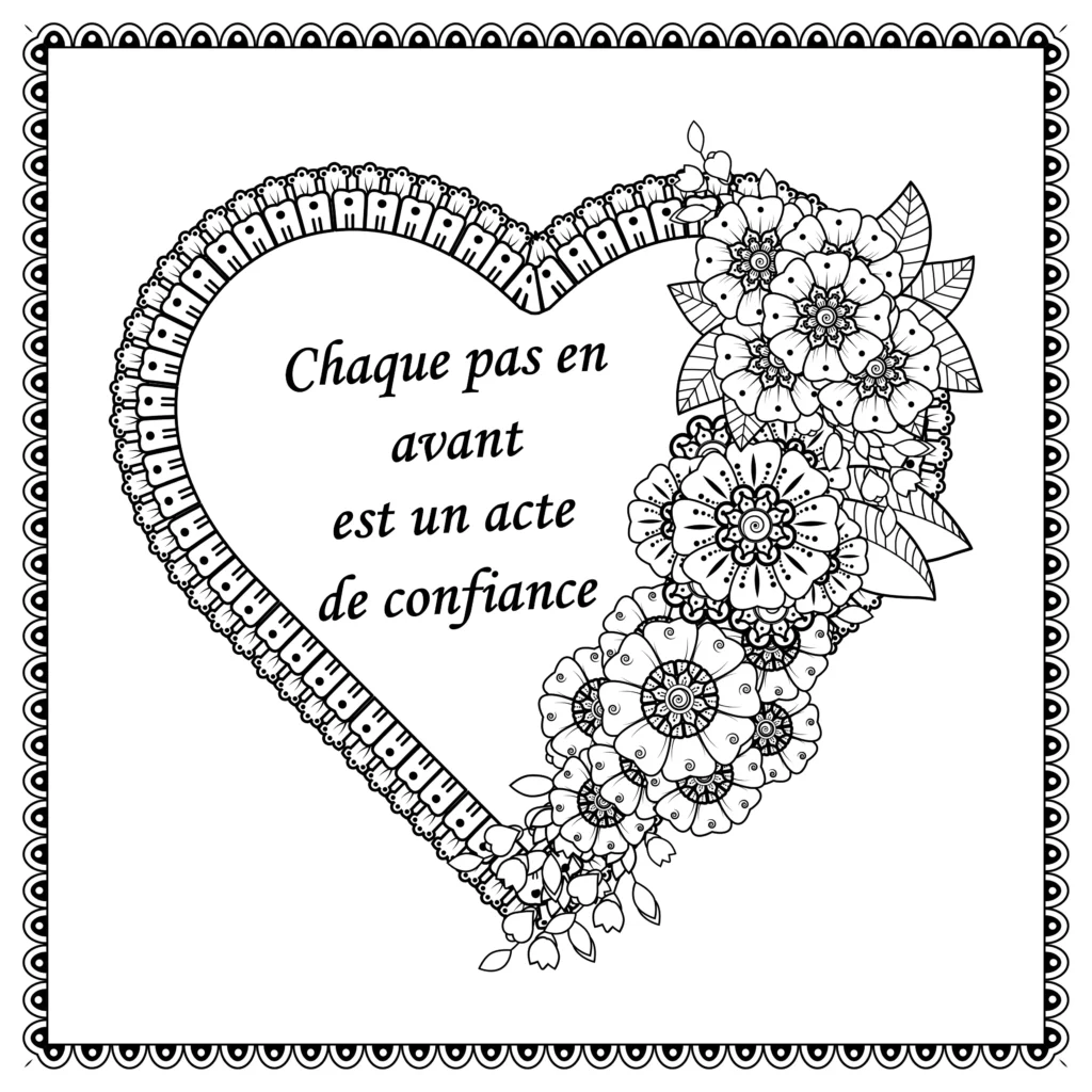 Mandala Coeur Pour Citation