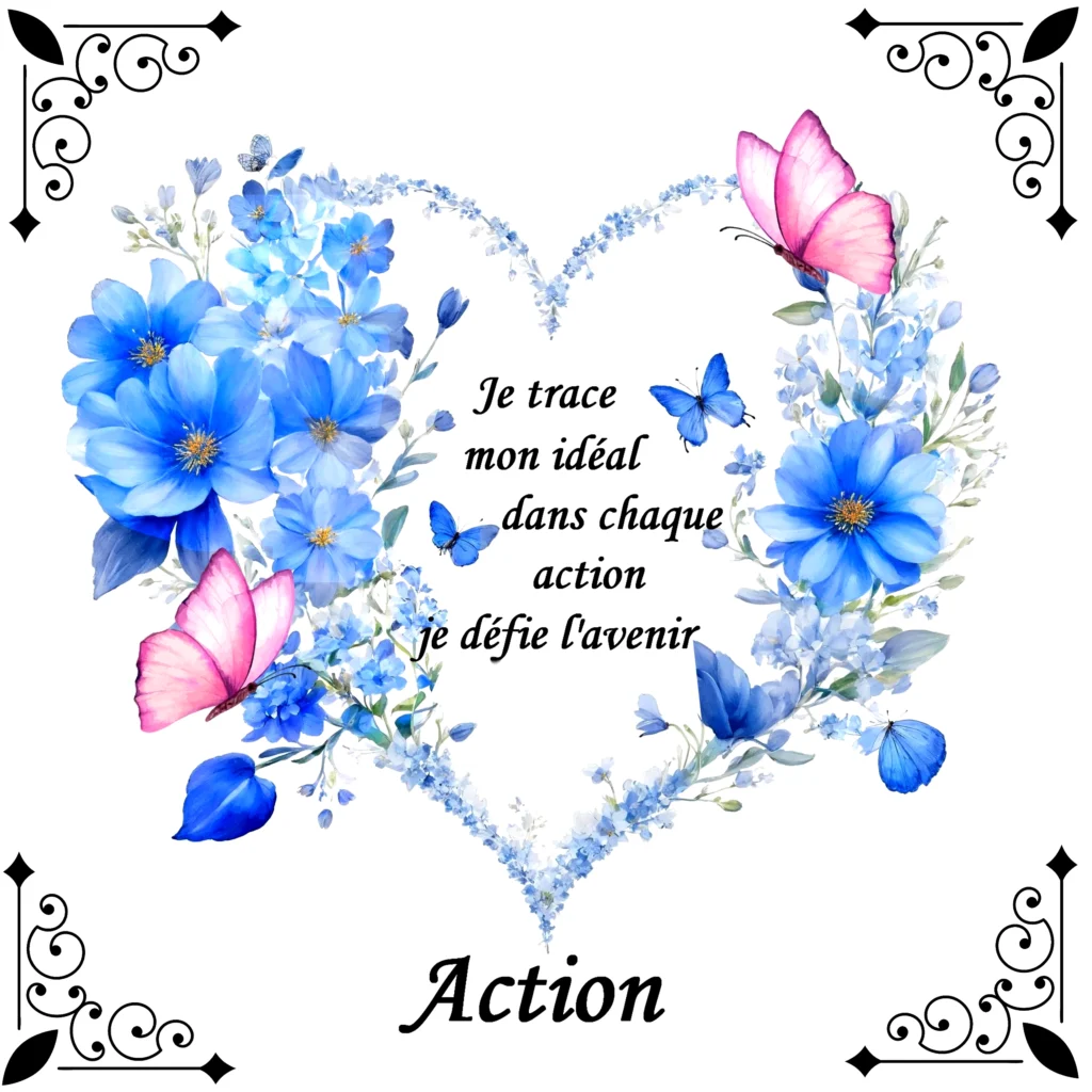 Carte en forme de coeur pour jeux Action