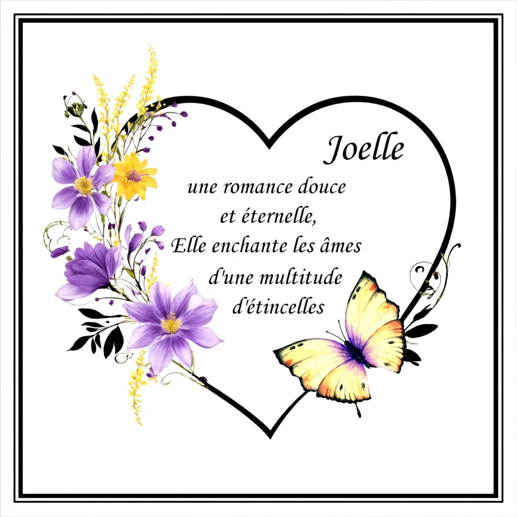 Joelle Les prénoms en Cœur Fleuris Un Symbole Profond